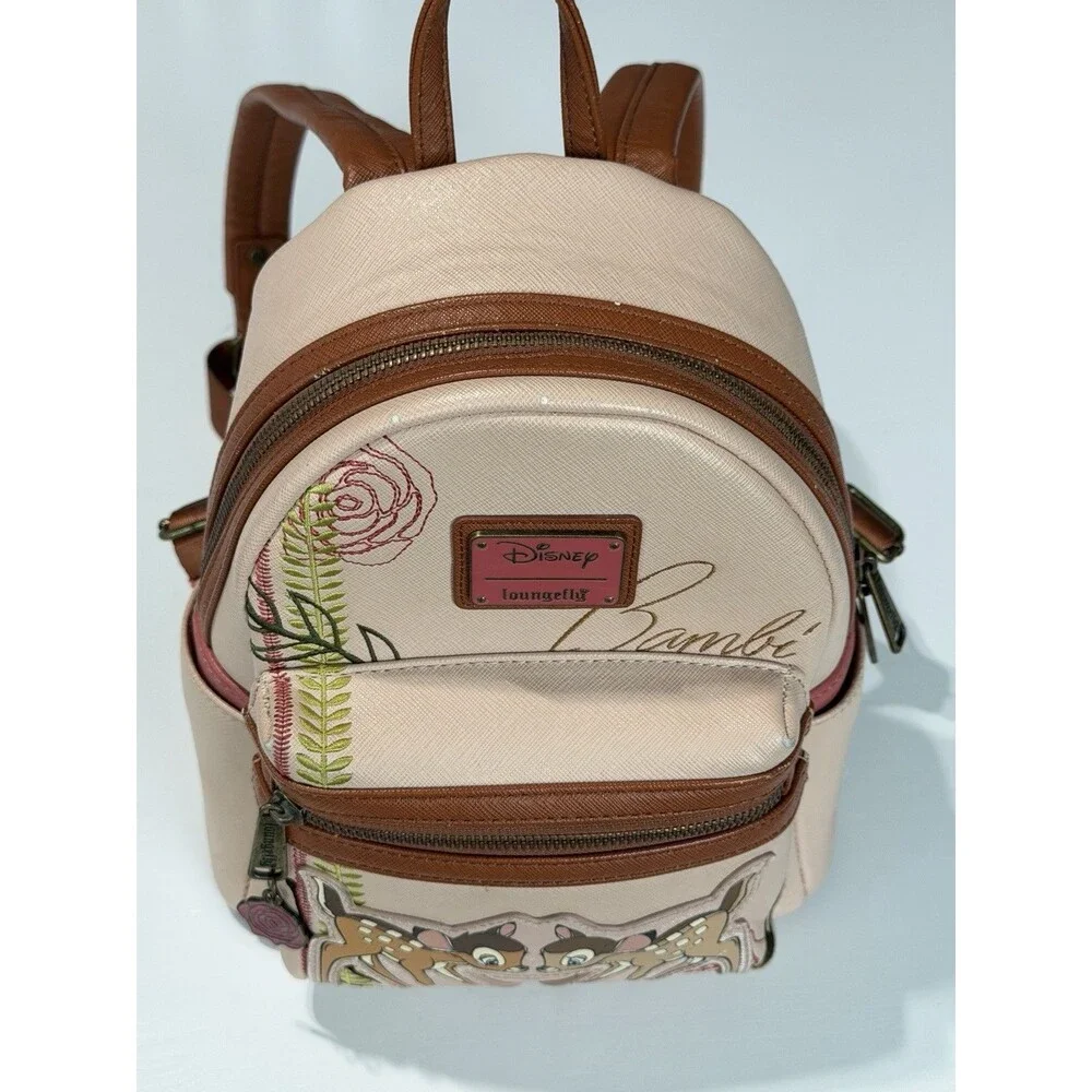 Loungefly Disney Floral Bambi Faline Mini Backpack Rare